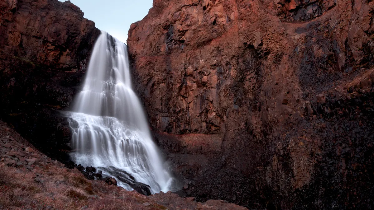Reykhólar waterfall